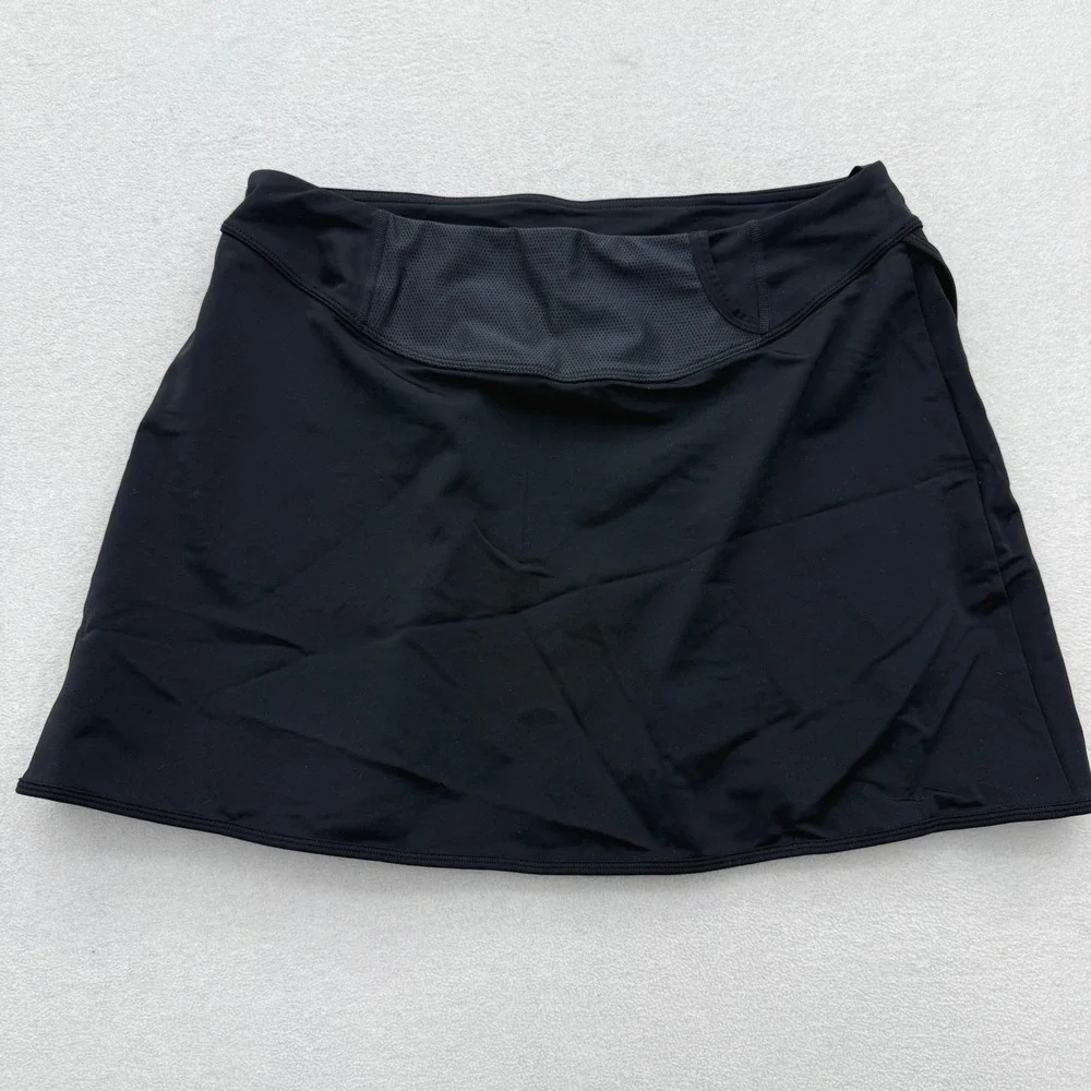 Pearl Izumi‎ Select Women L Large Black Cycling Athletic Running Skirt Comfort